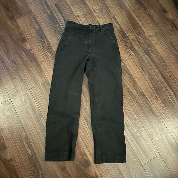 Everlane cargo jeans pants 0 black - Picture 1 of 10